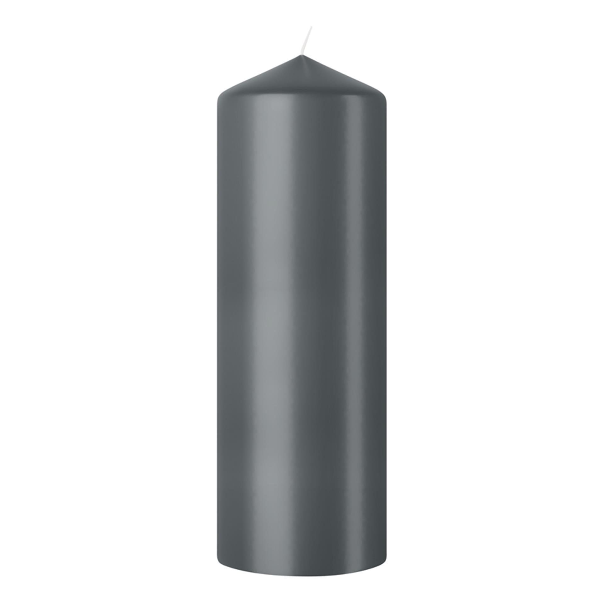 Bougie pilier Bolsius 200 68 gris orageux