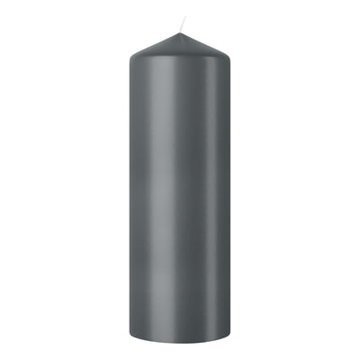 Bougie pilier Bolsius 200 68 gris orageux