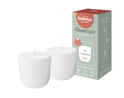 Bolsius Refill Clean Light Pack 2 zéro