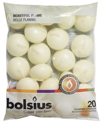 Bougie flottante de Bolsius 20 pièces