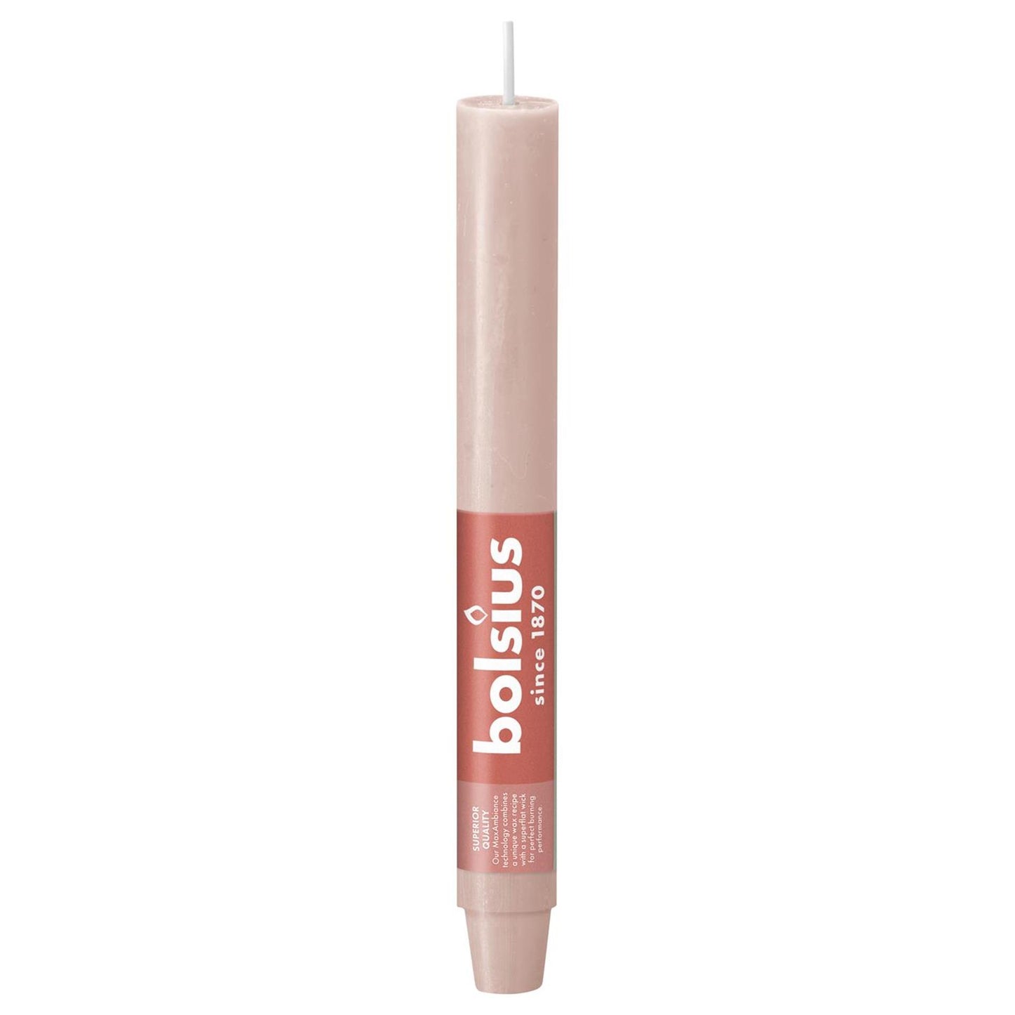 Bougie de table Bolsius xl 230 30 rose
