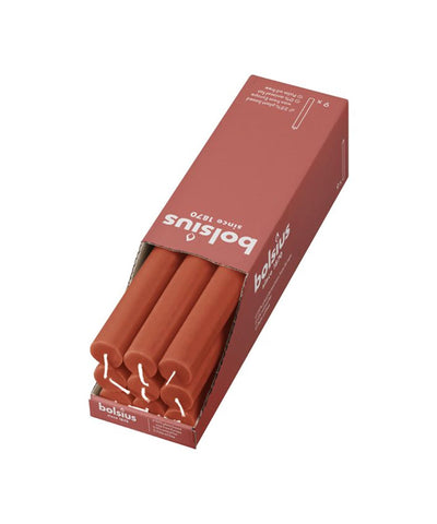 Bougie de table rustique Bolsius orange