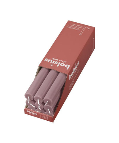 Bougie de table rustique Bolsius rose