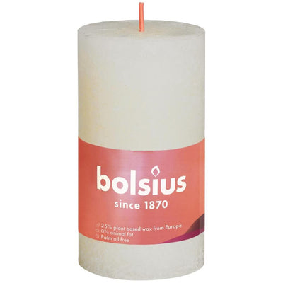 Bougie pilier rustique Bolsius 100 50 ivoire