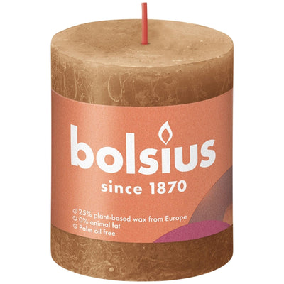 Bolsius Stub Bandle rustique brun épicé 80x68 mm