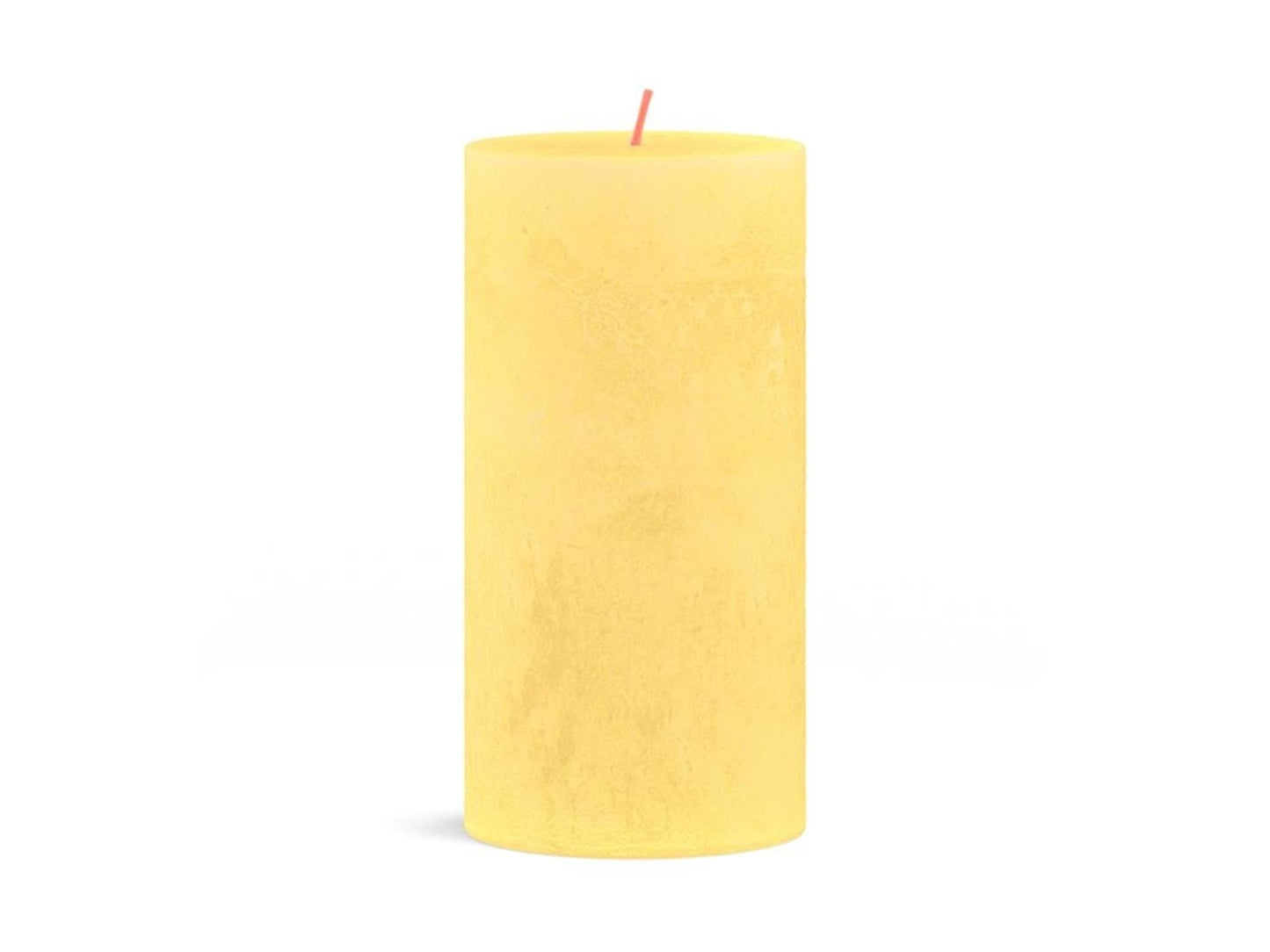Bolsius Stub Candle rustique 13 x 6,8 cm jaune ensoleillé