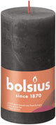 Bolsius Stub Candle gris rustique 130x68 mm