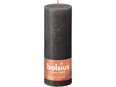 Bolsius Stub Candle gris rustique 190x68 mm