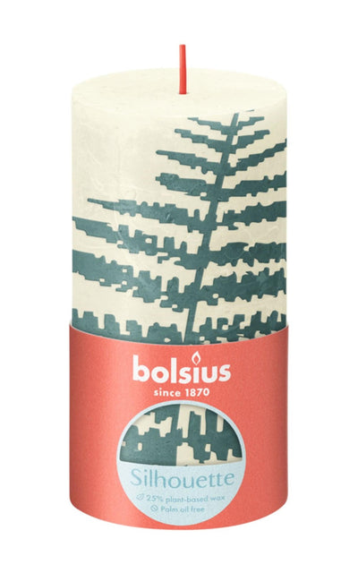 Bolsius Bolsius Rustic Candle 130 68 MOTIF LEAF