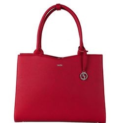 Sac ordinateur portable femme socha rouge cerise midi