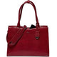 Sac ordinateur portable femme socha croco bordeaux
