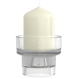 Support multiple en verre Bolsius rond - afbeelding 2