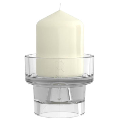 Support multiple en verre Bolsius rond