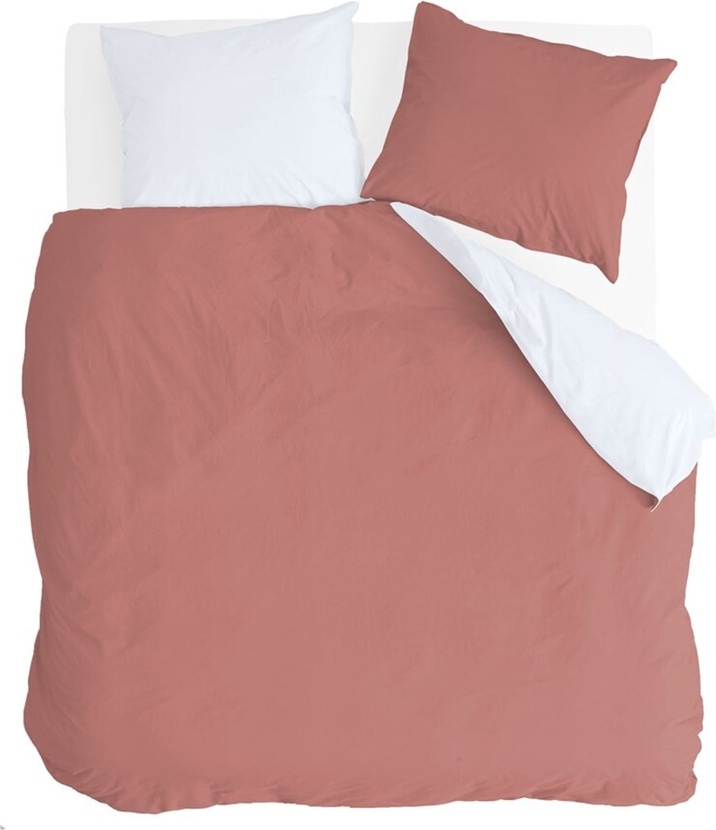 Housse de couette Byrklund Side Way - 200x220 - 100% coton - blanc terra