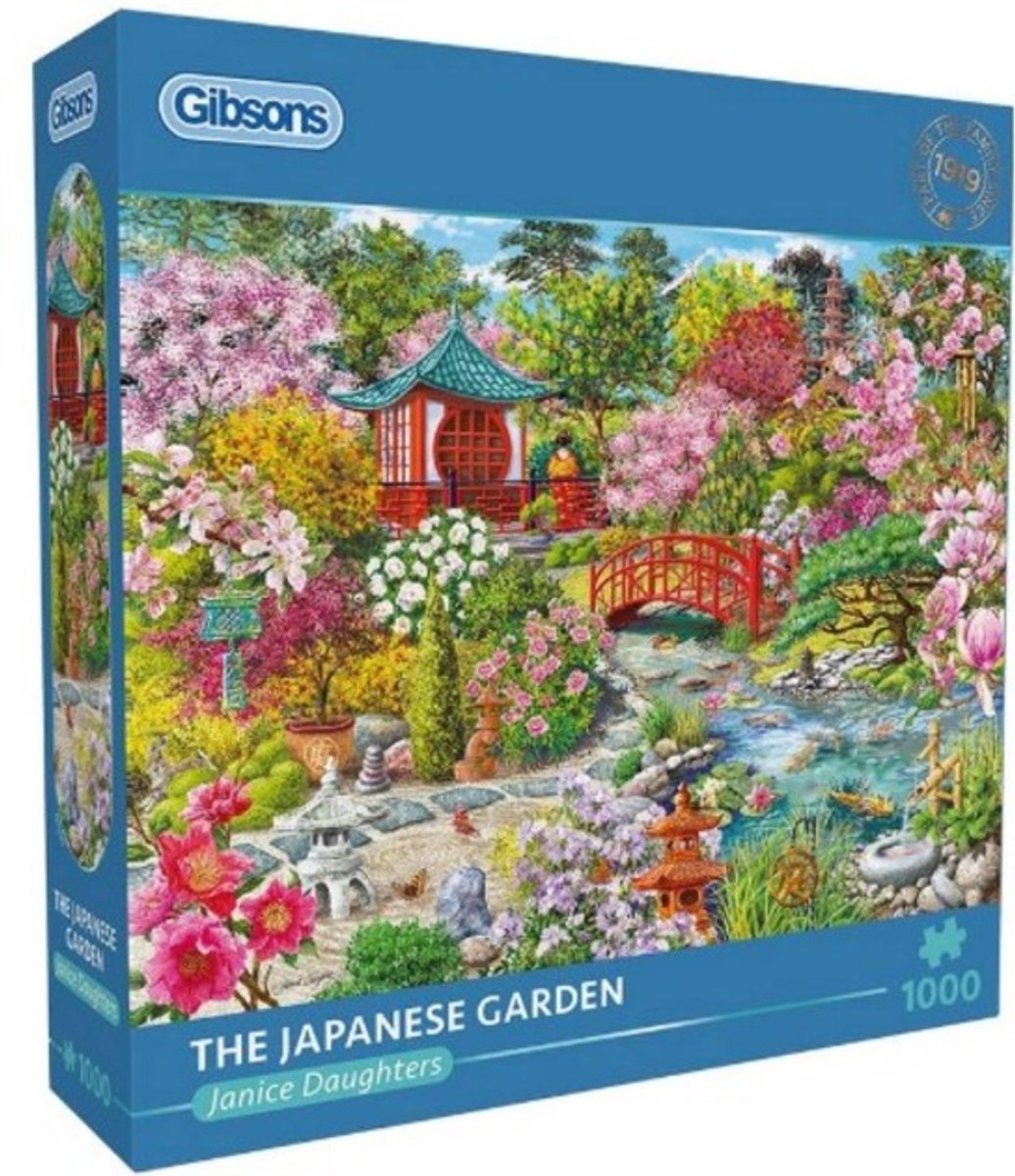Gibsons - le jardin japonais (par Janice Daughters) - 1000 pièces 68×49cm (l×h) - puzzle pour adultes