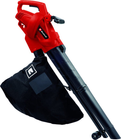 Souffleur de feuilles électrique Einhell - aspirateur GC-EL 3024 e - 3000 W - fonction soufflage-aspiration - sac de collecte 40 l - vitesse de soufflage : 240 km h - fonction de hachage : 10:1