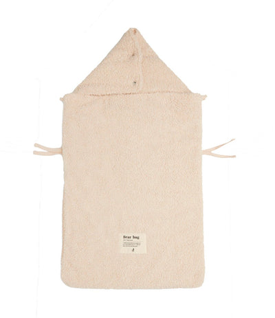 Jollein - chancelière pour landau siège auto (boucle - naturel) - polyester - chancelière maxi cosi, landau ou siège auto - 42x82cm