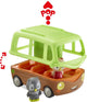 Klorofil le bus d'aventure - jouet interactif pour enfants - avec figurine de la famille des hiboux Nocty - jouets à partir de 18 mois