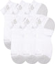 New balance active low cut chaussettes 6 pack chaussettes de sport unisexes - blanc