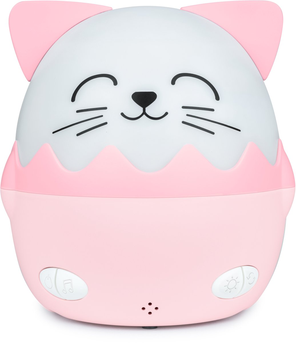 Bigben hibuddies bigben - lampe de nuit avec projecteur et musique - mia le chat