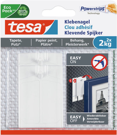 Tesa 1051203 - adhésif surfaces sensibles aux ongles 2kg | 8 pièces