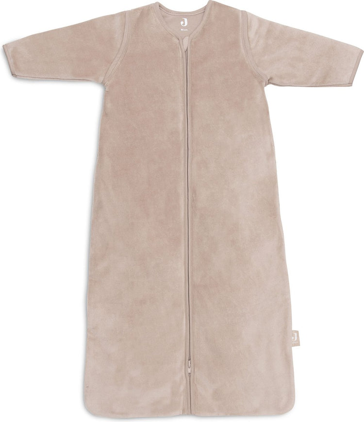 Jollein gigoteuse hiver avec manches zippées 70cm velours - rose sauvage - gigoteuse d'hiver