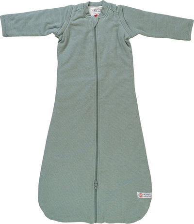 Lodger hopper - gigoteuse d'hiver pour bébé avec manches zippées - 98 cm - 3,3 tog - siège auto - vert - gigoteuse d'hiver