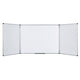 Tableau blanc pliable bi-office trio maya blanc