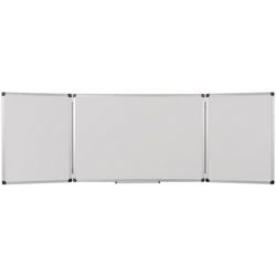Tableau blanc pliable bi-office earth-it trio maya blanc