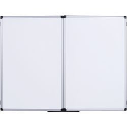 Tableau blanc pliable bi-office trio maya blanc