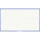 Tableau blanc magnétique bi-office cadre bleu, blanc, bleu