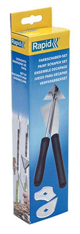Rapid 1057356 - jeu de grattoirs à peinture pour pistolet à air chaud, boîte | 1 pièce