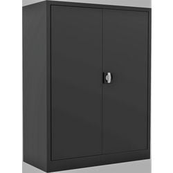 Armoire à portes battantes ch120 anthracite 92 x 42 x 120 cm