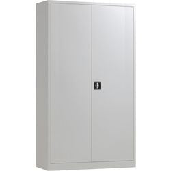Armoire à portes battantes ch195120 gris 120 x 42 x 195 cm