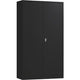 Armoire à portes battantes ch195120 noir 120 x 42 x 195 cm