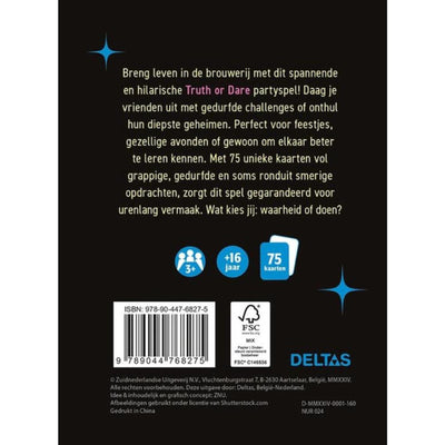 Deltas action ou vérité - jeu de société