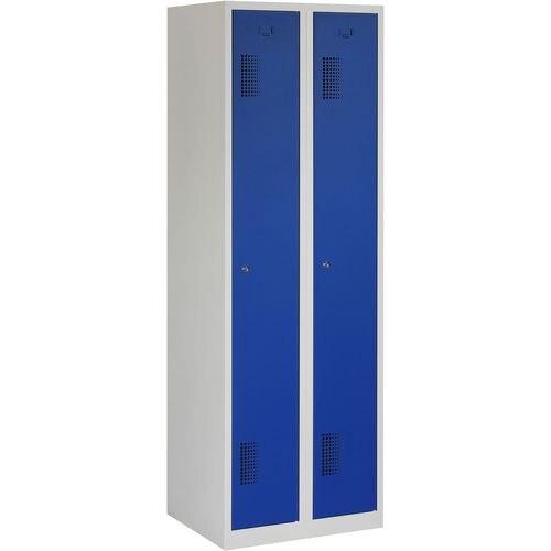 Armoire nh 180-2.2 gris, bleu 600 x 500 x 1.800 mm