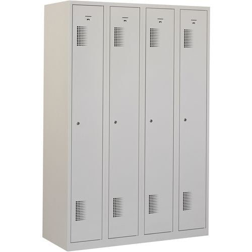 Armoire nh 180-4.4 gris 1 200 x 500 x 1 800 mm