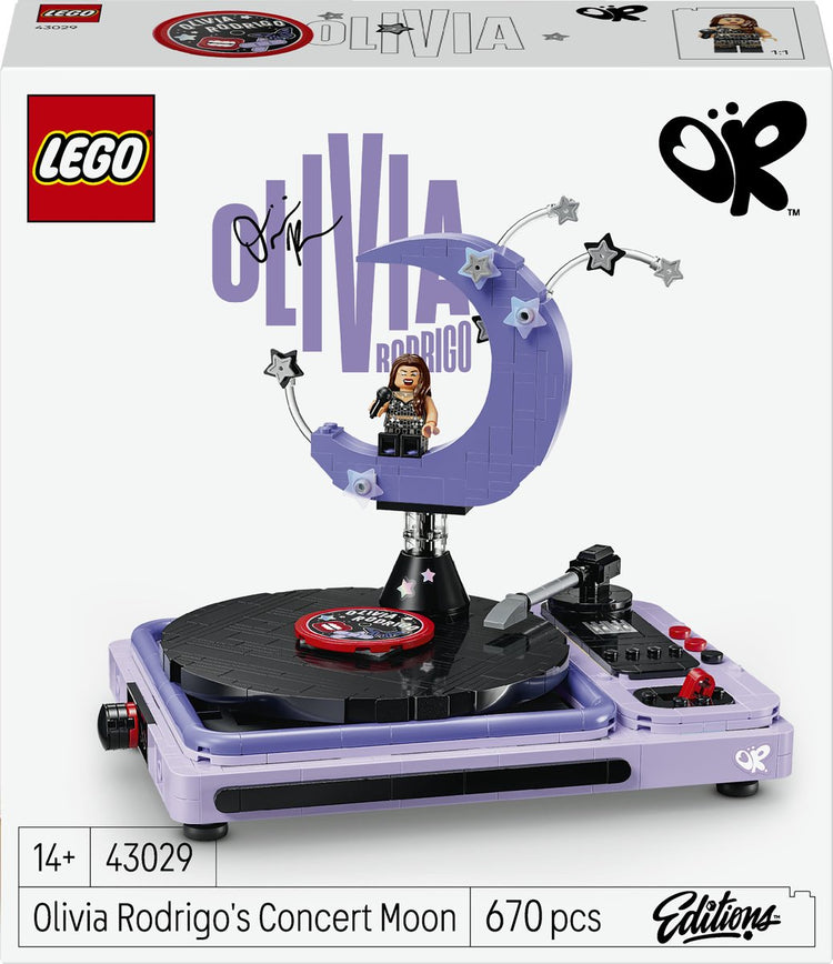 Kit de construction Le concert de la musique de lune d'Olivia Rodrigo éditions Lego pour enfants et adolescents - 43029
