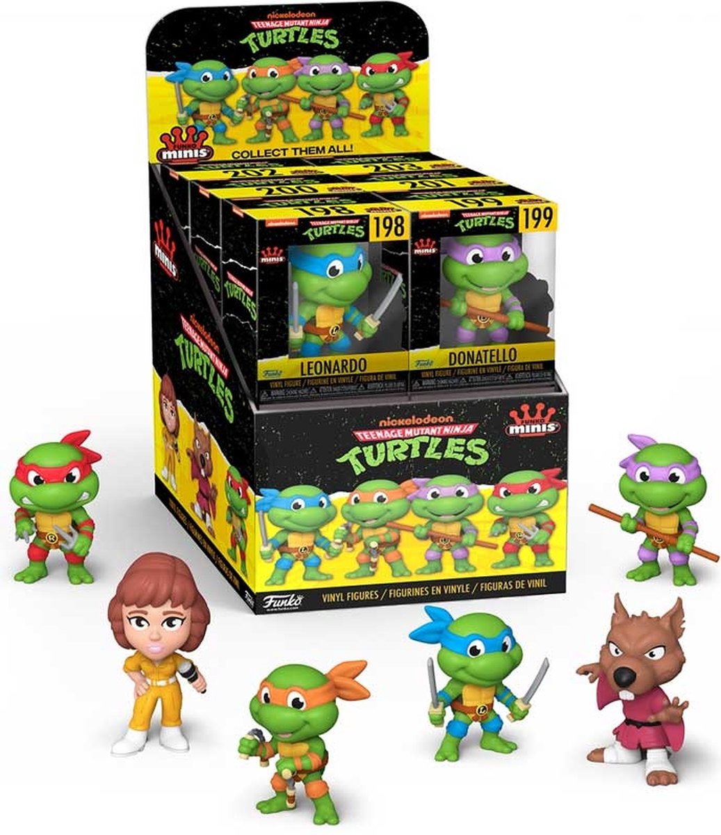 Funko mini figurines en vinyle : tmnt assortis.