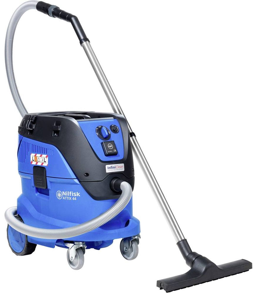 Nilfisk attix 44 - 42l - 1400w - noir bleu - aspirateur