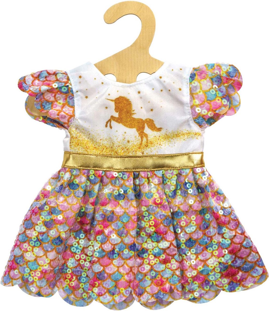 Robe de poupée Unicorn Goldy, 35-45 cm