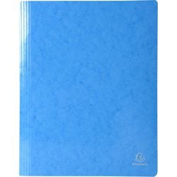 Chemises à fixation rapide exacompta 380806b a4 bleu clair