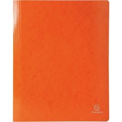 Chemises à fixation rapide exacompta 380809b a4 orange