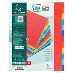 Onglets exacompta 7034e gamme de couleurs 320 x 240 mm