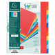 Onglets exacompta 7034e gamme de couleurs 320 x 240 mm