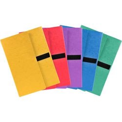 Chemises à dos extensible exacompta 740e a4 vert