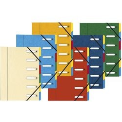 Chemises à dos extensible exacompta 5306e assortiment de couleurs a4