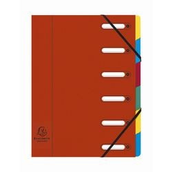 Chemises à dos extensible exacompta 55065e rouge a4