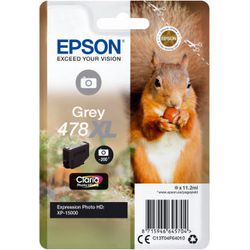 Cartouche d'encre grise Epson 478xl claria photo hd